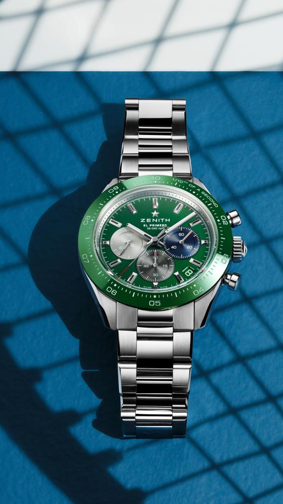 ZENITH真力時CHRONOMASTER SPORT GREEN綠色腕錶  呼應錶壇最流行色彩