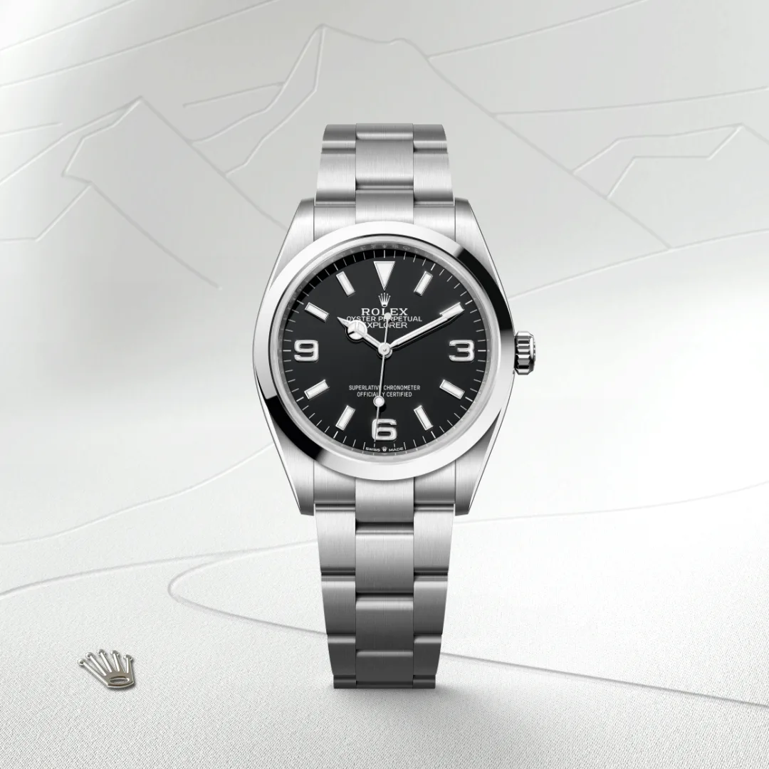 Rolex Explorer 36腕錶蠔式鋼款，M124270-0001 | 正泰鐘錶