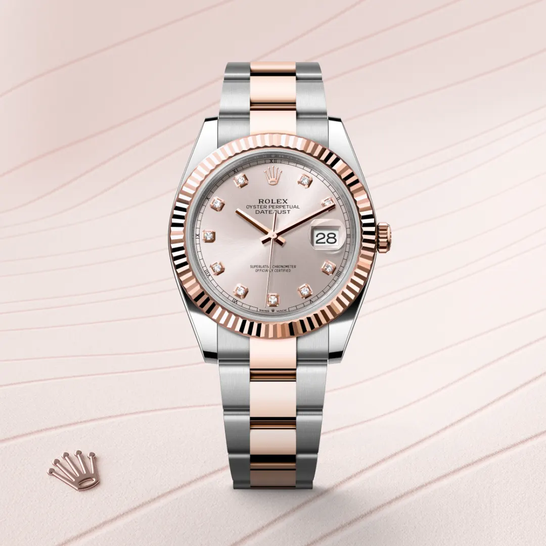 Rolex Datejust 41腕錶永恒玫瑰金鋼（蠔式鋼與永恒玫瑰金的組合）款，M126331-0007 | 正泰鐘錶
