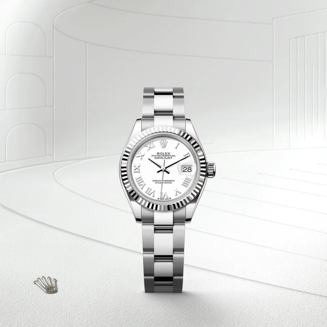 Rolex Lady-Datejust腕錶白色黃金鋼（蠔式鋼與白色黃金的組合）款，M279174-0020 | 正泰鐘錶