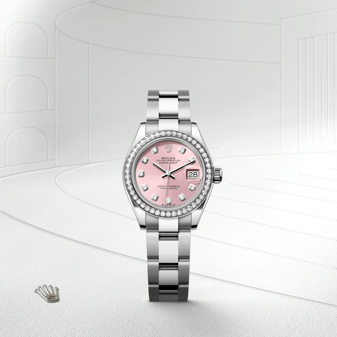 Rolex Lady-Datejust腕錶白色黃金鋼(蠔式鋼與白色黃金的組合)款,M279384RBR-0004 | 正泰鐘錶