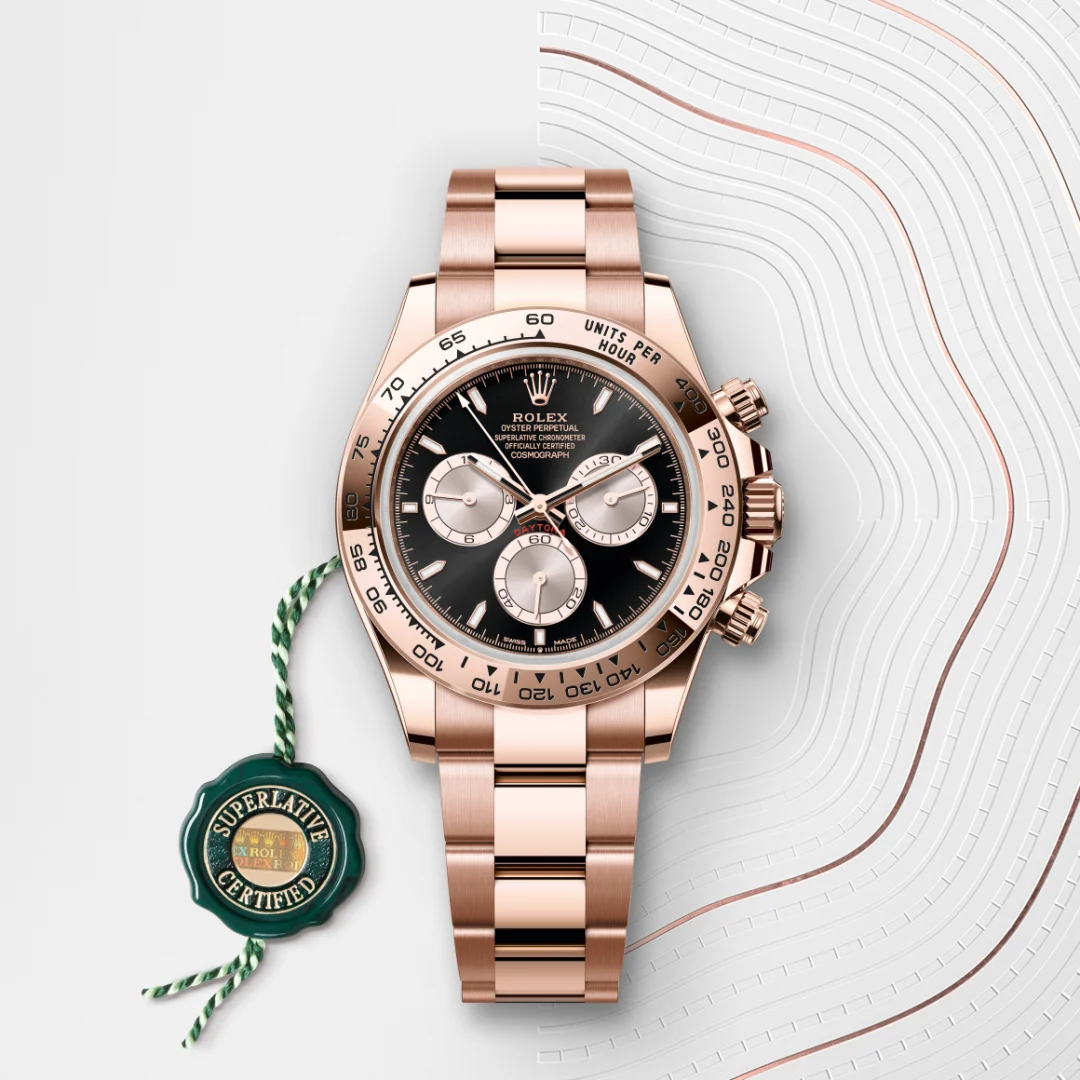 Rolex Cosmograph Daytona腕錶18K永恒玫瑰金款,M126505-0001 | 正泰鐘錶