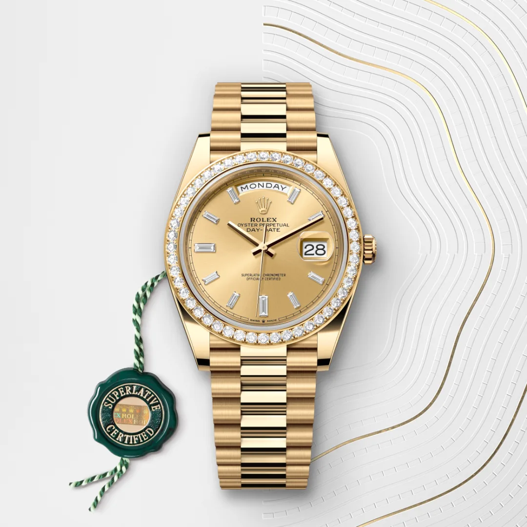 Rolex Day-Date 40腕錶18K黃金款,M228348RBR-0002 | 正泰鐘錶