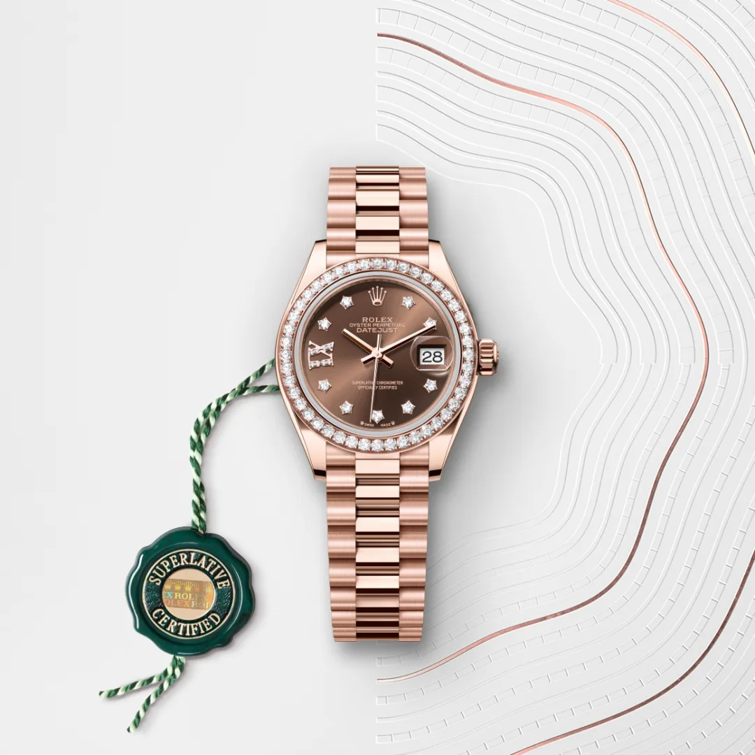 Rolex Lady-Datejust腕錶18K永恒玫瑰金款，M279135RBR-0001 | 正泰鐘錶