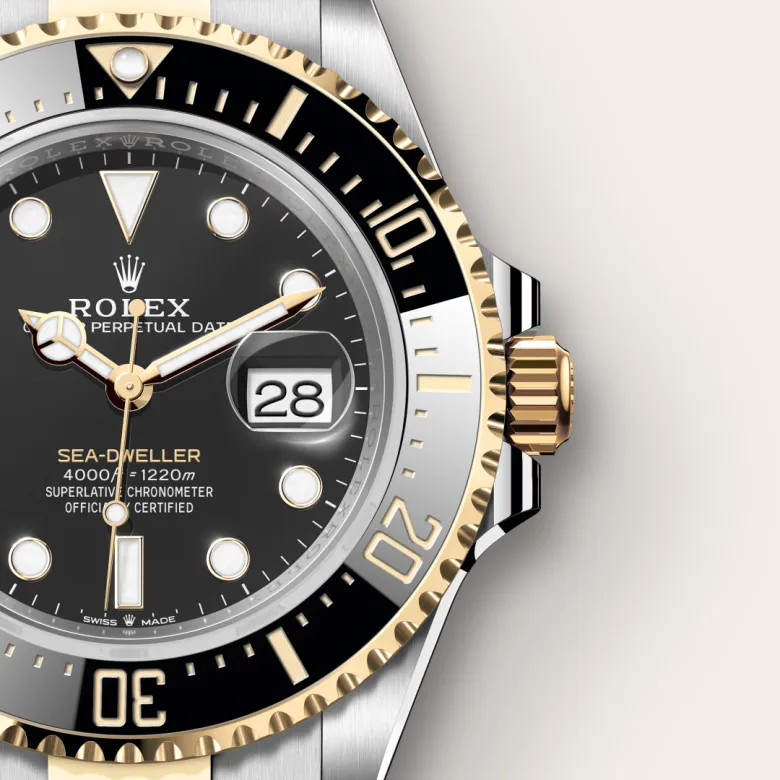 Rolex Sea-Dweller腕錶黃金鋼（蠔式鋼與黃金的組合）款，M126603-0001 | 正泰鐘錶