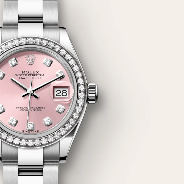 Rolex Lady-Datejust腕錶白色黃金鋼(蠔式鋼與白色黃金的組合)款,M279384RBR-0004 | 正泰鐘錶