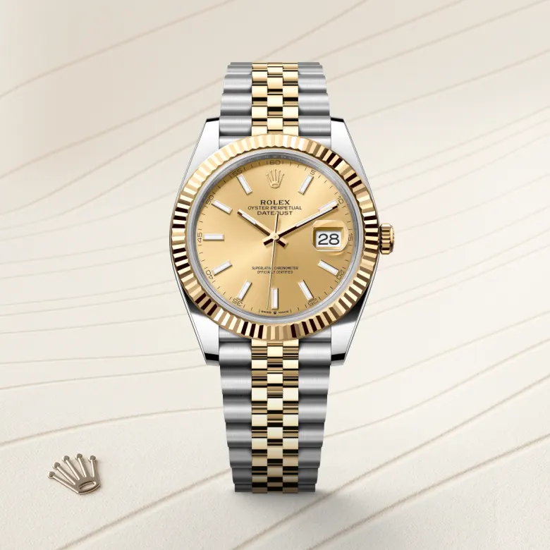 Rolex Datejust 41腕錶黃金鋼（蠔式鋼與黃金的組合）款，M126333-0010 | 正泰鐘錶
