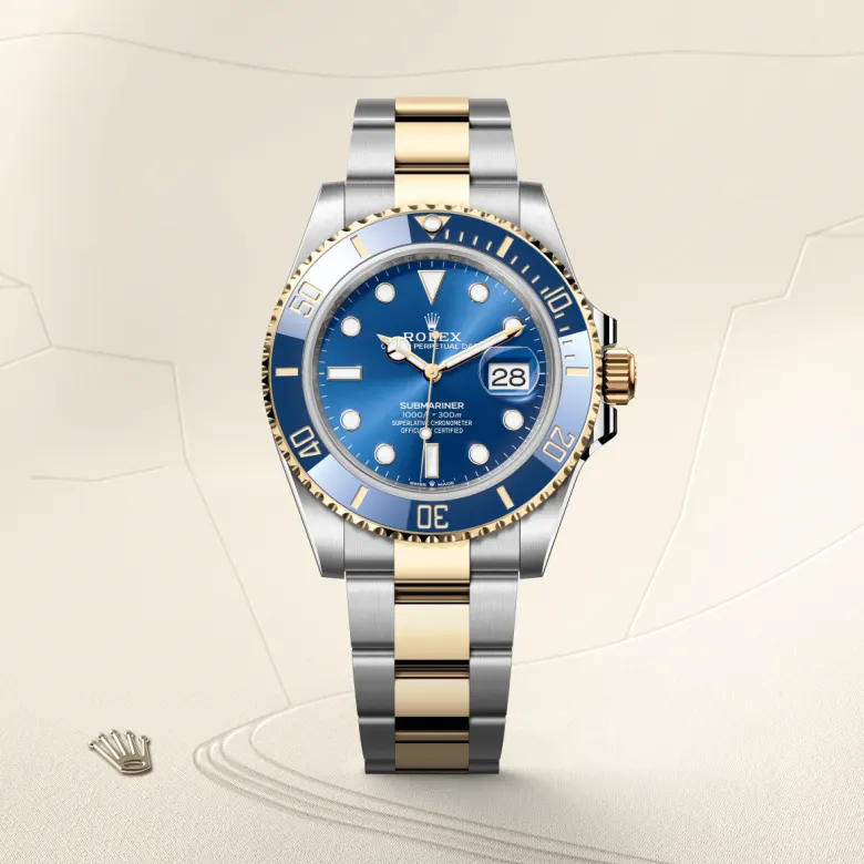 Rolex Submariner Date腕錶黃金鋼（蠔式鋼與黃金的組合）款，M126613LB-0002 | 正泰鐘錶