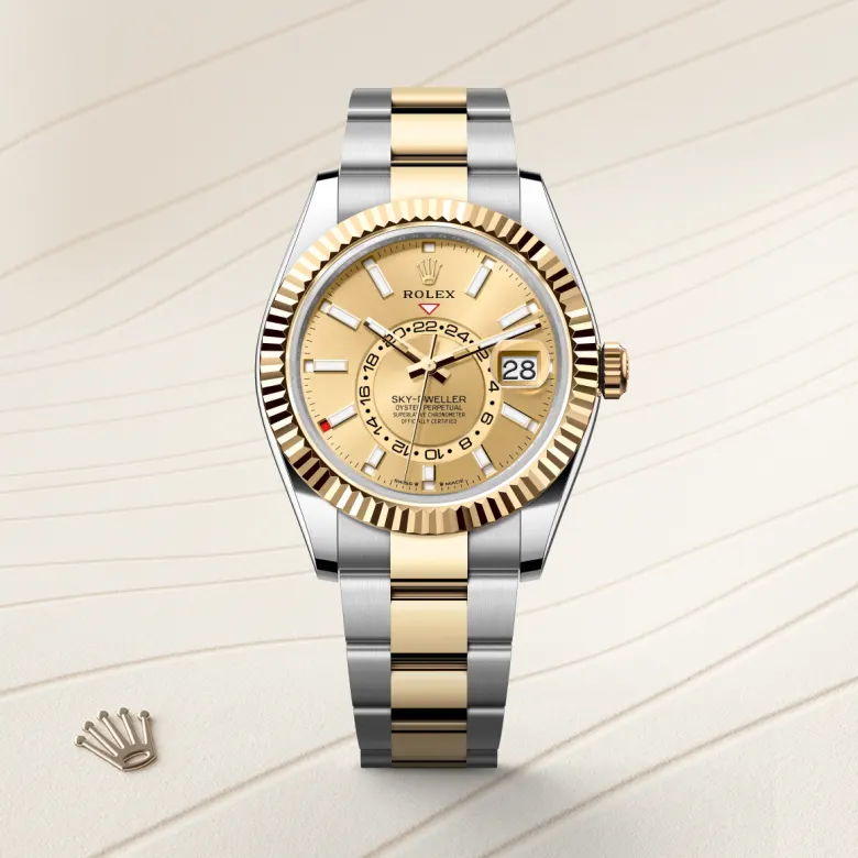 Rolex Sky-Dweller腕錶黃金鋼(蠔式鋼與黃金的組合)款,M336933-0001 | 正泰鐘錶