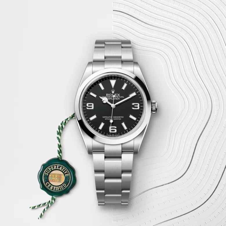 Rolex Explorer 36腕錶蠔式鋼款，M124270-0001 | 正泰鐘錶