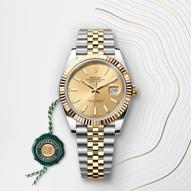 Rolex Datejust 41腕錶黃金鋼（蠔式鋼與黃金的組合）款，M126333-0010 | 正泰鐘錶