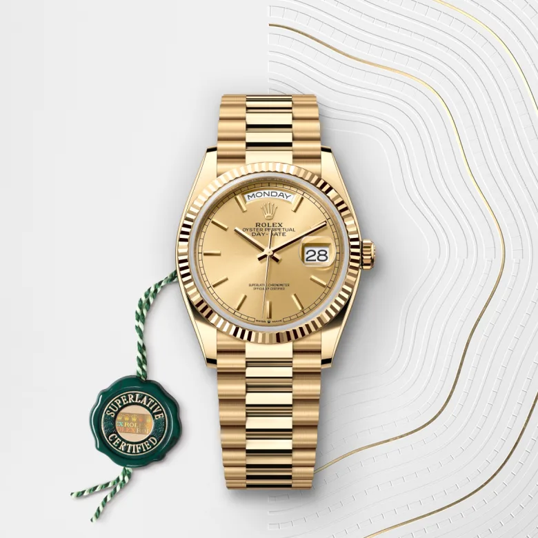 Rolex Day-Date 36腕錶18K黃金款,M128238-0045 | 正泰鐘錶