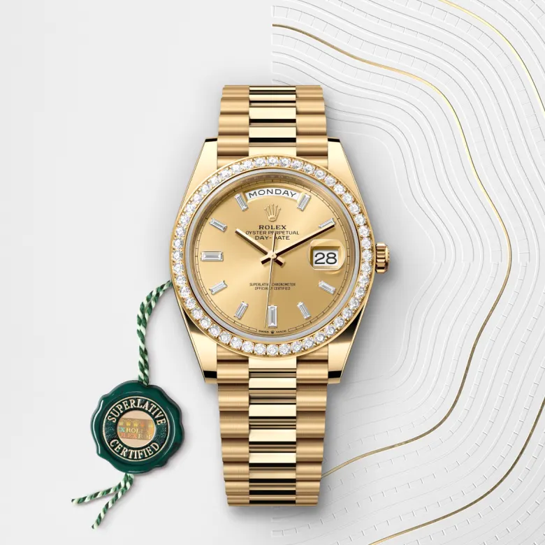 Rolex Day-Date 40腕錶18K黃金款,M228348RBR-0002 | 正泰鐘錶