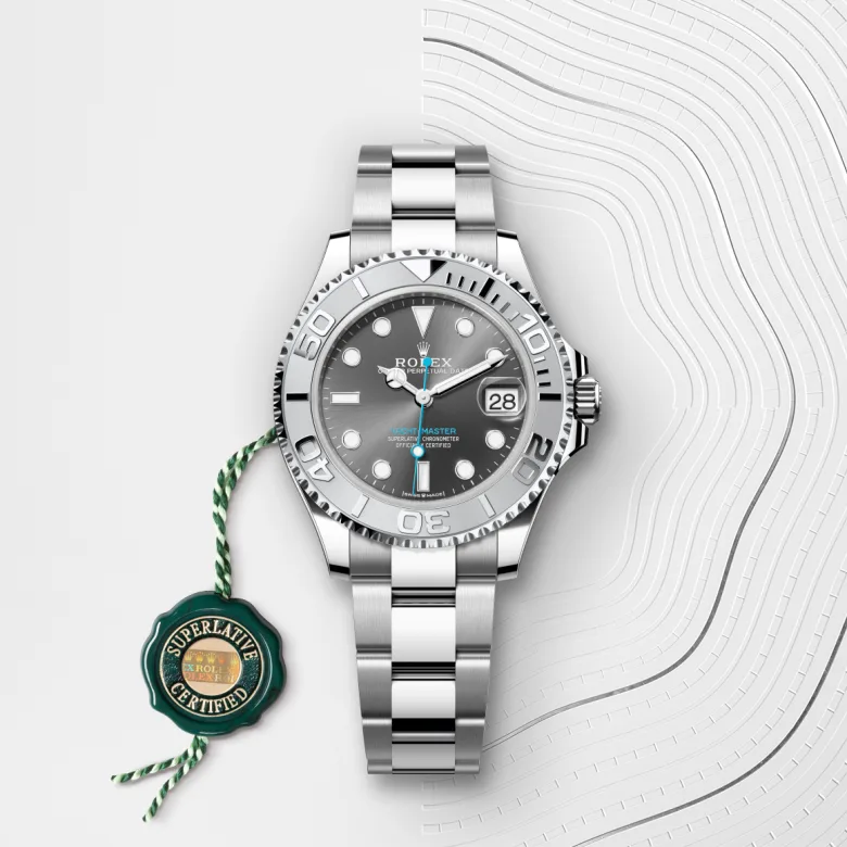 Rolex Yacht-Master 37腕錶鉑金鋼（蠔式鋼與鉑金的組合）款，M268622-0002 | 正泰鐘錶