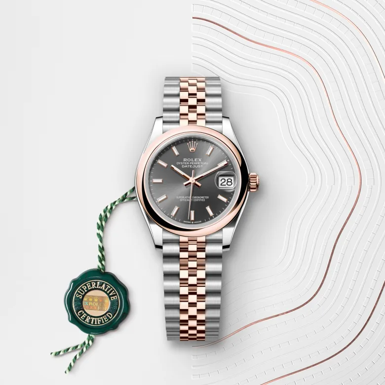 Rolex Datejust 31腕錶永恒玫瑰金鋼(蠔式鋼與永恒玫瑰金的組合)款,M278241-0018 | 正泰鐘錶