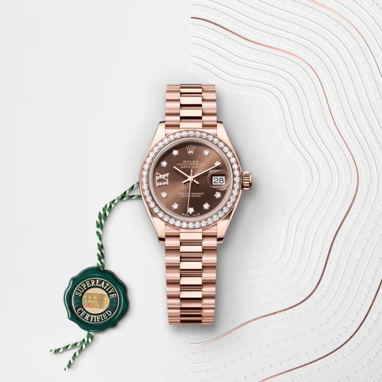 Rolex Lady-Datejust腕錶18K永恒玫瑰金款，M279135RBR-0001 | 正泰鐘錶
