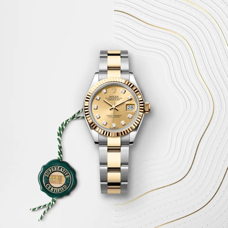 Rolex Lady-Datejust腕錶黃金鋼（蠔式鋼與黃金的組合）款，M279173-0012 | 正泰鐘錶