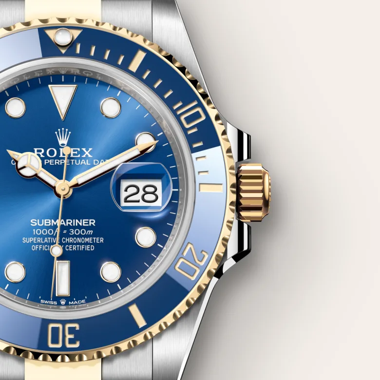 Rolex Submariner Date腕錶黃金鋼（蠔式鋼與黃金的組合）款，M126613LB-0002 | 正泰鐘錶