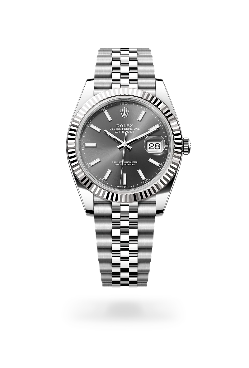 Rolex Datejust 41 腕錶 蠔式,41毫米,白色黃金及蠔式鋼,M126334-0014 | 正泰鐘錶