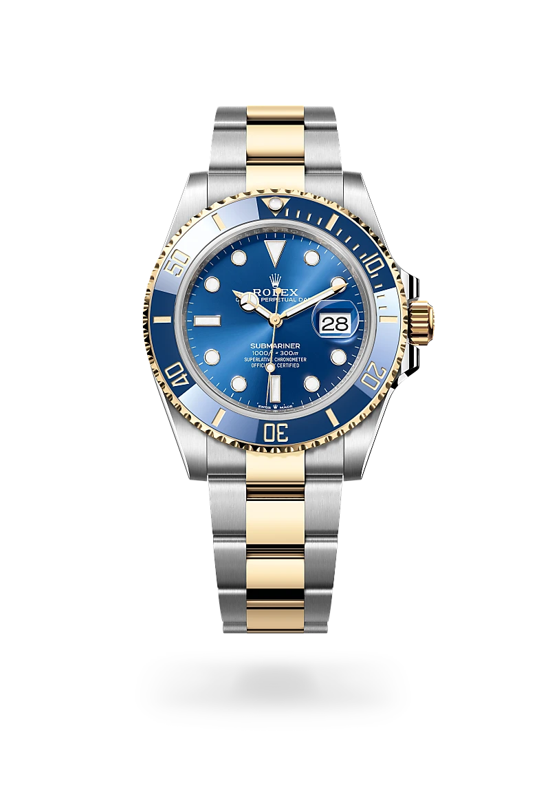 Rolex Submariner Date 腕錶 蠔式，41毫米，黃金及蠔式鋼，M126613LB-0002 | 正泰鐘錶