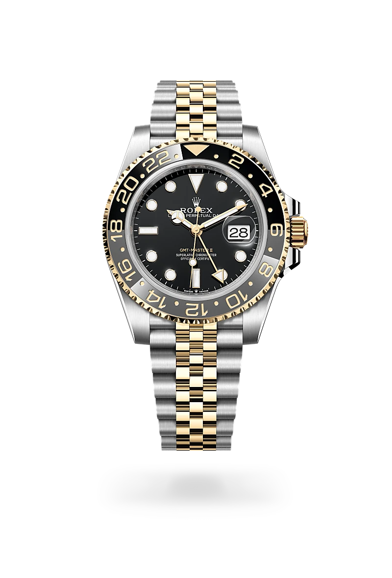 Rolex GMT-Master II 腕錶 蠔式,40毫米,黃金及蠔式鋼,M126713GRNR-0001 | 正泰鐘錶