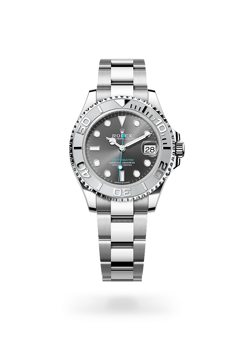 Rolex Yacht-Master 37 腕錶 蠔式,37毫米,鉑金及蠔式鋼,M268622-0002 | 正泰鐘錶