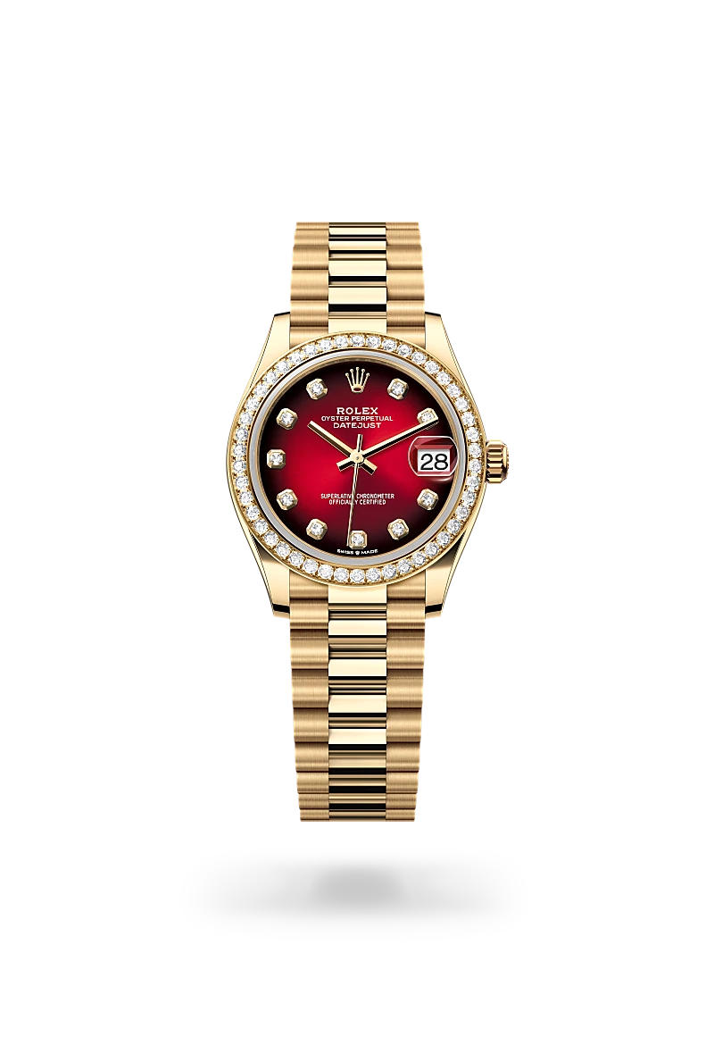 Rolex Datejust 31 腕錶 蠔式,31毫米,鑽石及黃金,M278288RBR-0041 | 正泰鐘錶