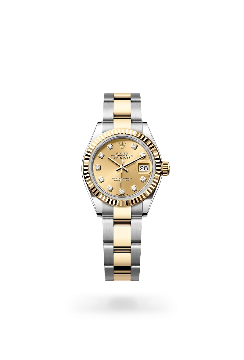 Rolex Lady-Datejust 腕錶 蠔式,28毫米,黃金及蠔式鋼,M279173-0012 | 正泰鐘錶