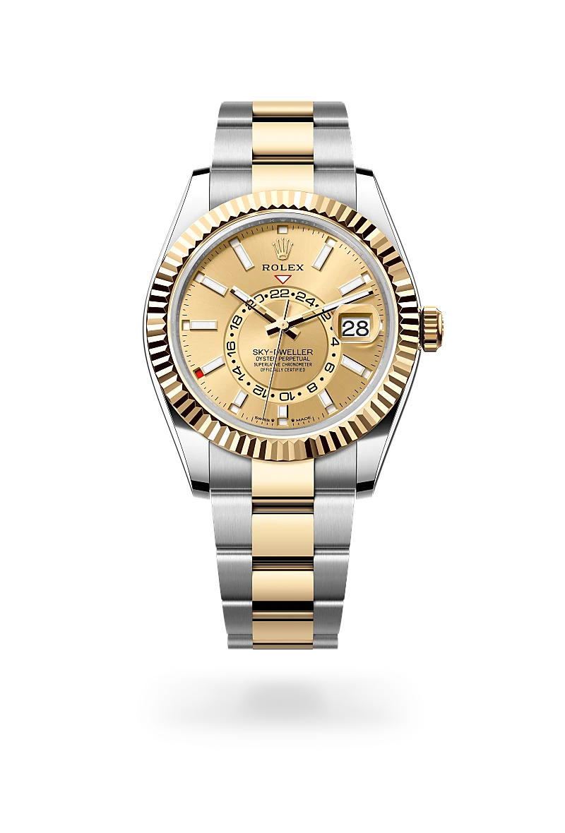 Rolex Sky-Dweller 腕錶 蠔式,42毫米,黃金及蠔式鋼,M336933-0001 | 正泰鐘錶