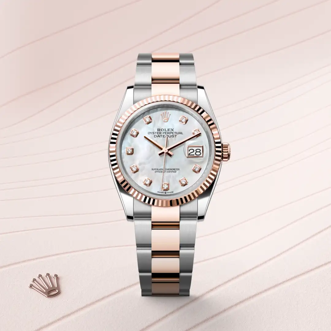 Rolex Datejust 36腕錶永恒玫瑰金鋼（蠔式鋼與永恒玫瑰金的組合）款，M126231-0022 | 正泰鐘錶