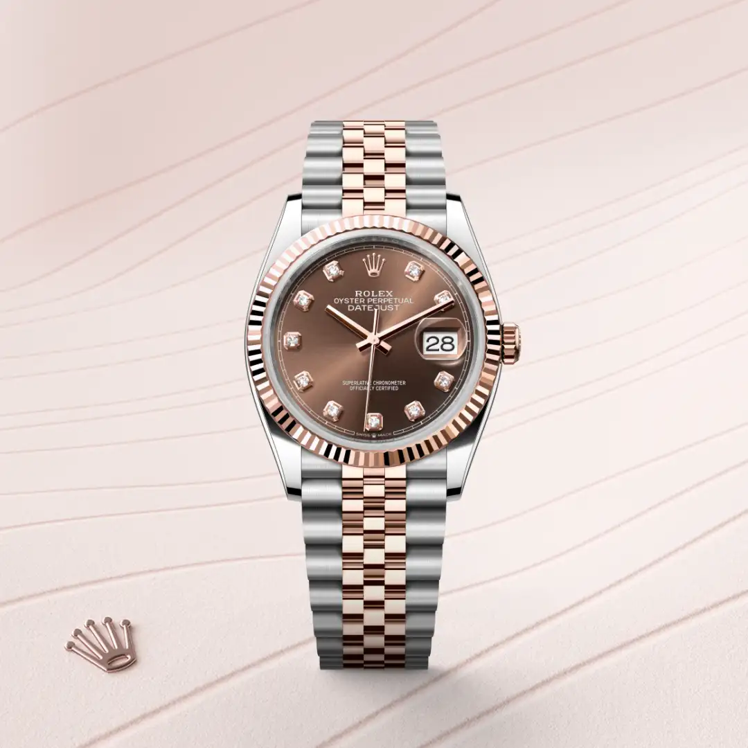 Rolex Datejust 36腕錶永恒玫瑰金鋼（蠔式鋼與永恒玫瑰金的組合）款，M126231-0053 | 正泰鐘錶