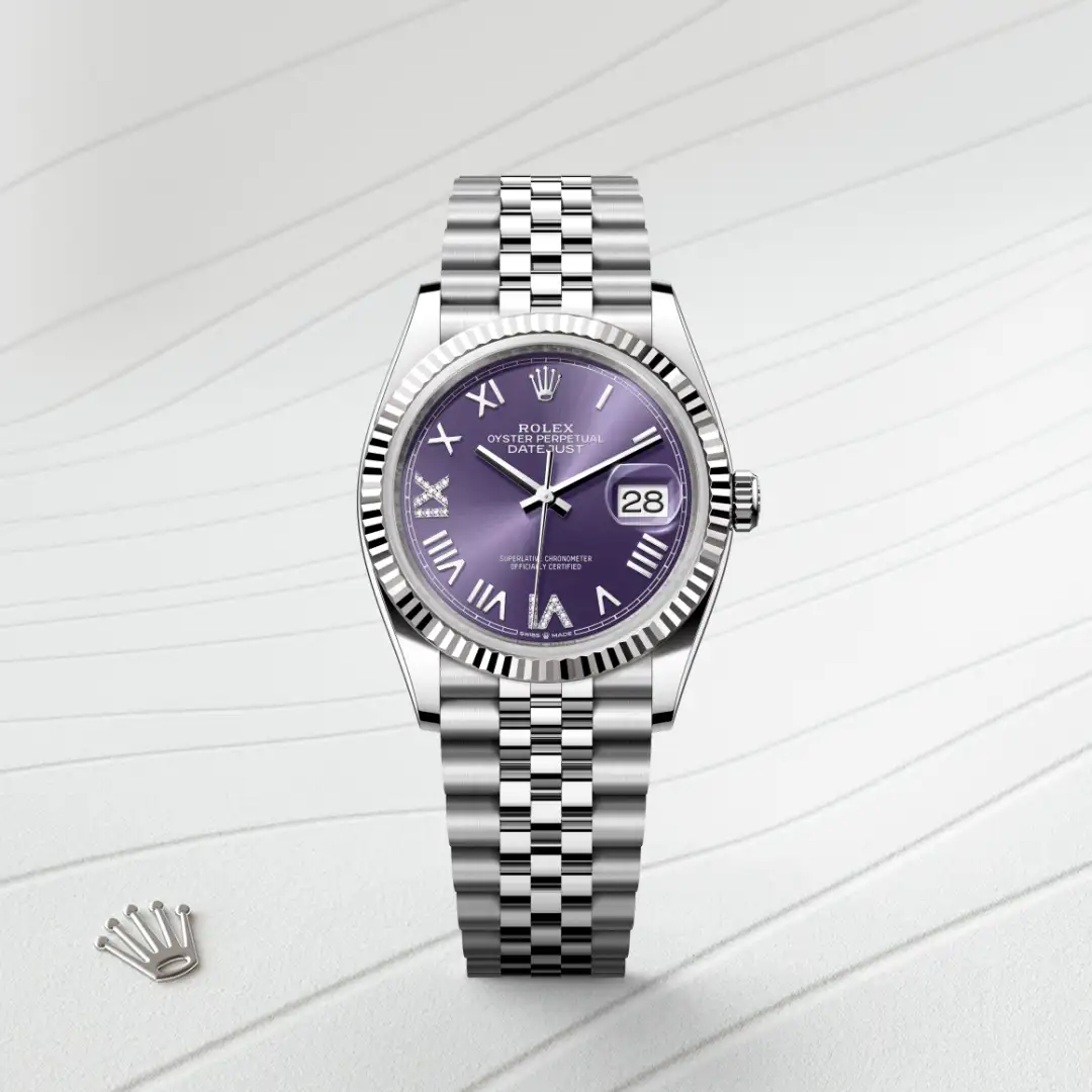 Rolex Datejust 36腕錶白色黃金鋼(蠔式鋼與白色黃金的組合)款,M126234-0063 | 正泰鐘錶