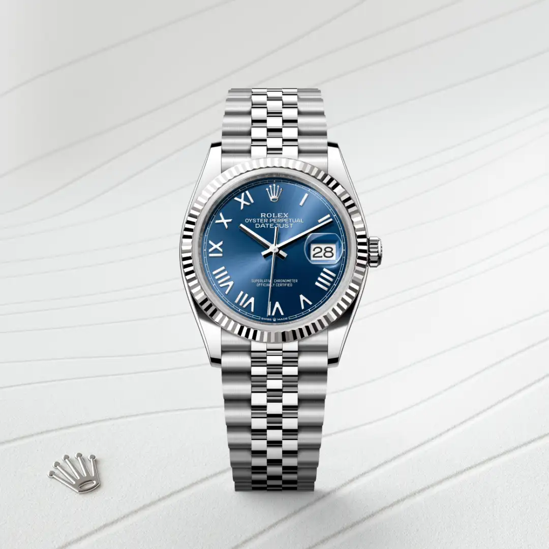 Rolex Datejust 36腕錶白色黃金鋼(蠔式鋼與白色黃金的組合)款,M126234-0069 | 正泰鐘錶