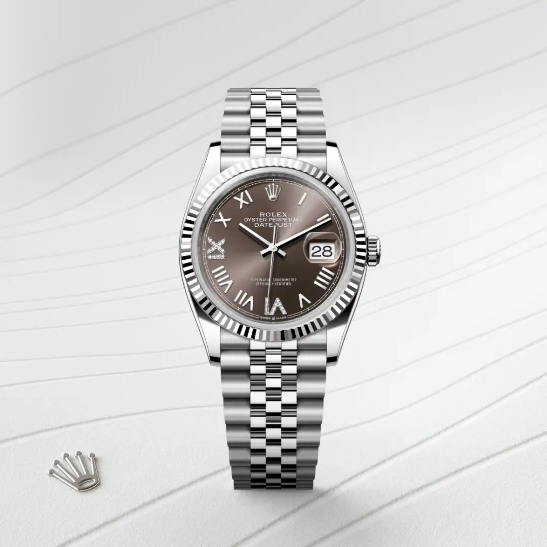 Rolex Datejust 36腕錶白色黃金鋼（蠔式鋼與白色黃金的組合）款，M126234-0071 | 正泰鐘錶