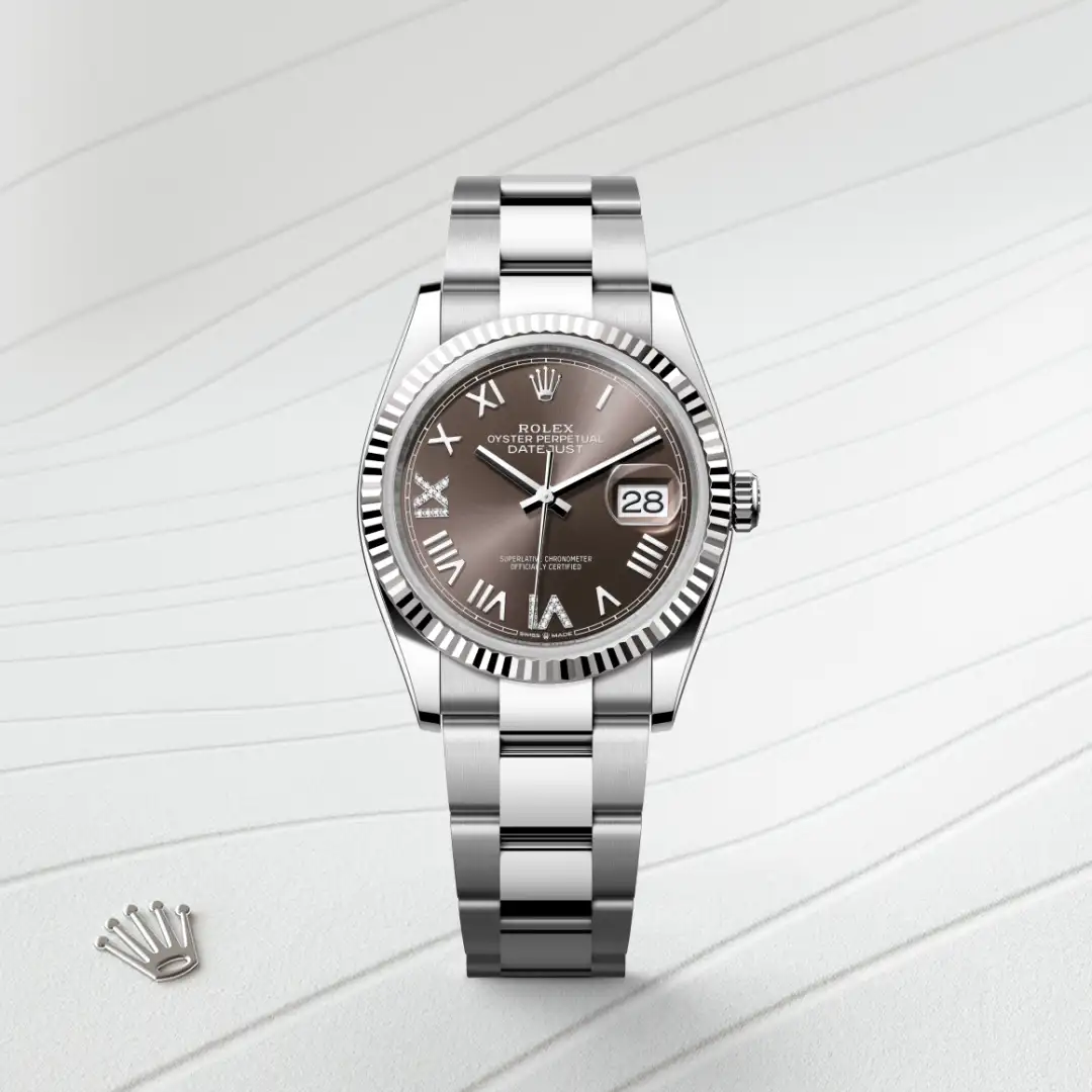 Rolex Datejust 36腕錶白色黃金鋼(蠔式鋼與白色黃金的組合)款,M126234-0072 | 正泰鐘錶