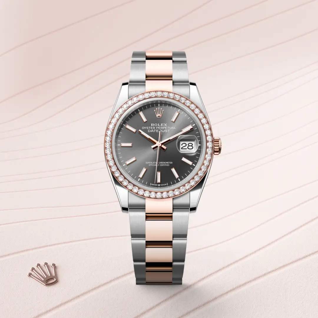 Rolex Datejust 36腕錶永恒玫瑰金鋼(蠔式鋼與永恒玫瑰金的組合)款,M126281RBR-0002 | 正泰鐘錶