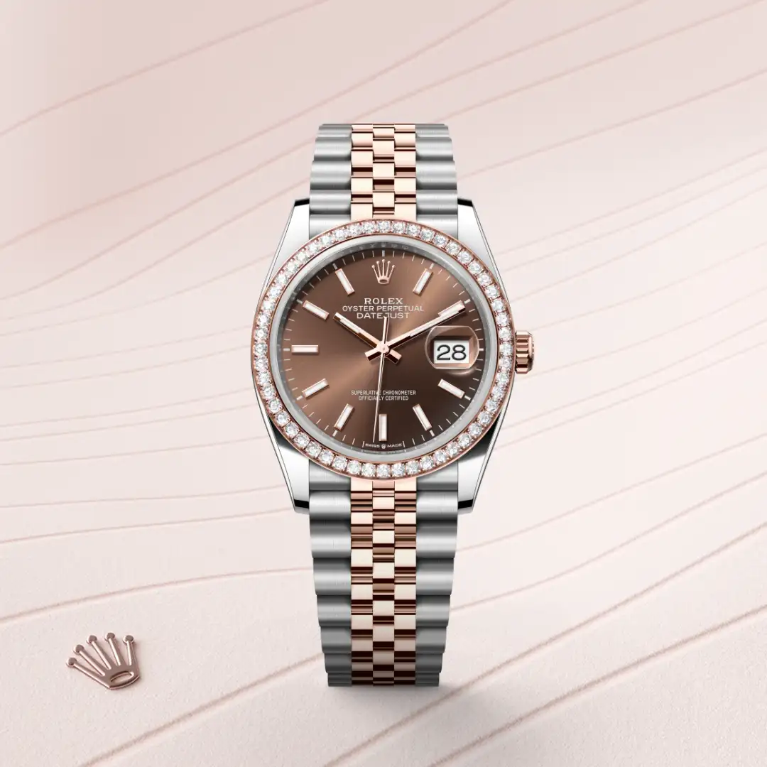 Rolex Datejust 36腕錶永恒玫瑰金鋼（蠔式鋼與永恒玫瑰金的組合）款，M126281RBR-0031 | 正泰鐘錶
