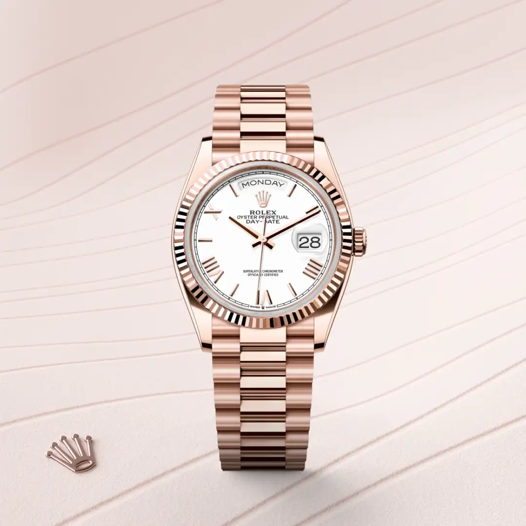 Rolex Day-Date 36腕錶18K永恒玫瑰金款，M128235-0070 | 正泰鐘錶