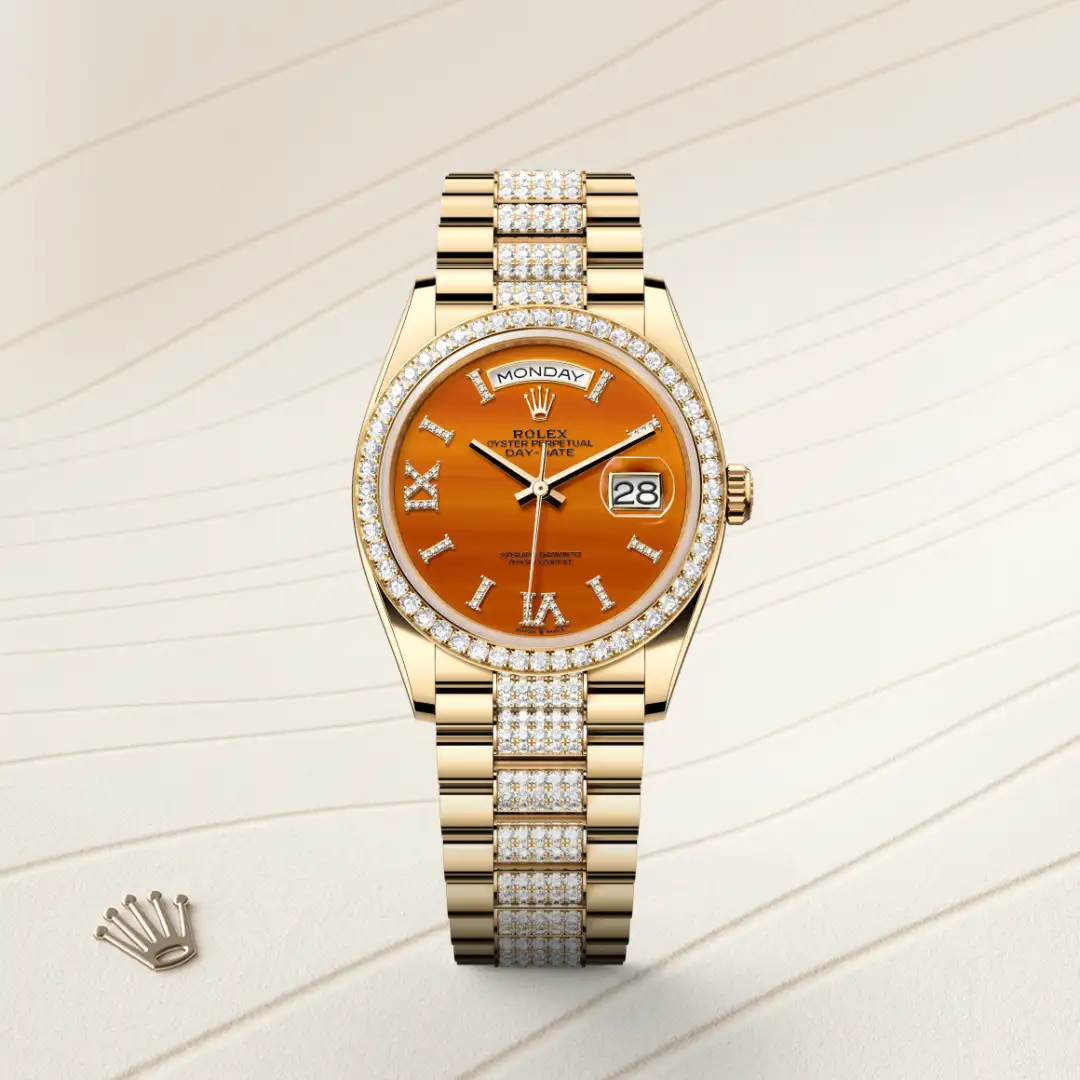 Rolex Day-Date 36腕錶18K黃金款，M128348RBR-0050 | 正泰鐘錶
