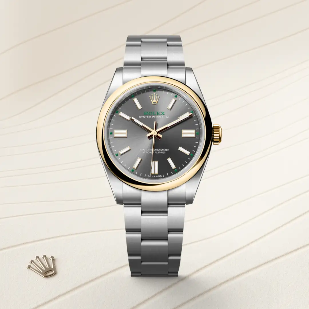 Rolex Oyster Perpetual 41腕錶黃金鋼(蠔式鋼與黃金的組合)款,M134303-0001 | 正泰鐘錶