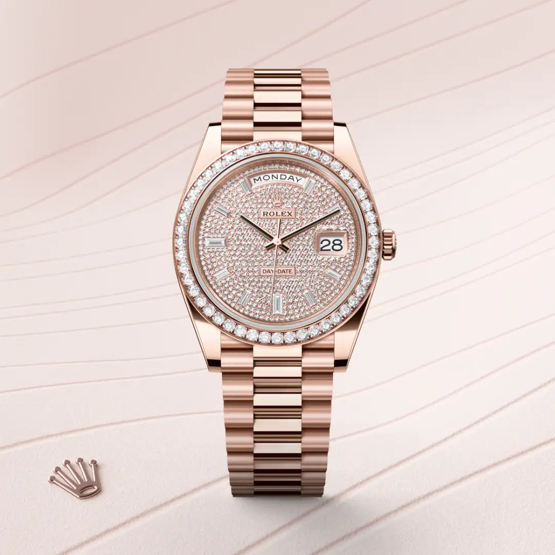 Rolex Day-Date 40腕錶18K永恒玫瑰金款,M228345RBR-0002 | 正泰鐘錶