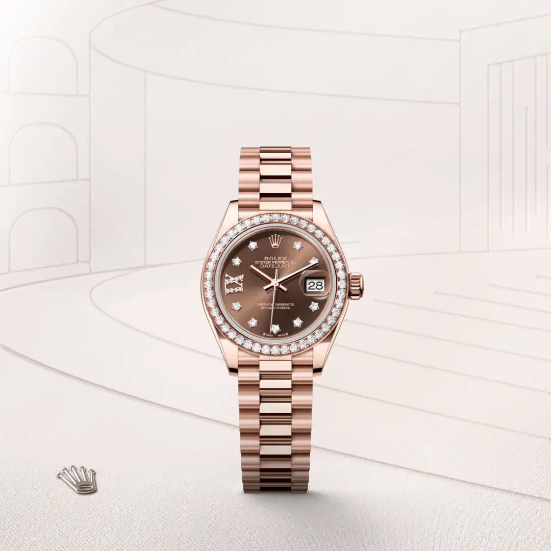Rolex Lady-Datejust腕錶18K永恒玫瑰金款，M279135RBR-0001 | 正泰鐘錶