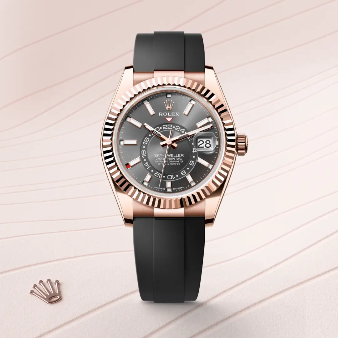 Rolex Sky-Dweller腕錶18K永恒玫瑰金款，M336235-0004 | 正泰鐘錶