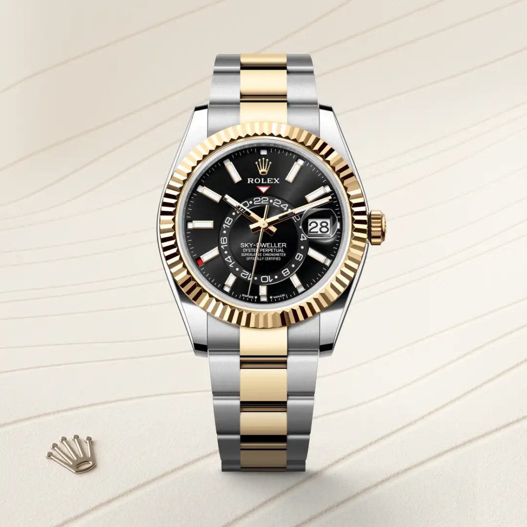 Rolex Sky-Dweller腕錶黃金鋼(蠔式鋼與黃金的組合)款,M336933-0003 | 正泰鐘錶