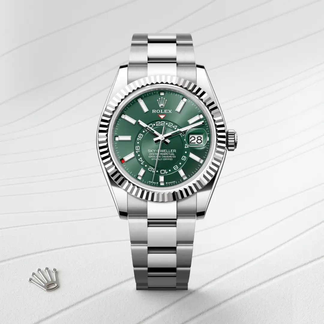 Rolex Sky-Dweller腕錶白色黃金鋼（蠔式鋼與白色黃金的組合）款，M336934-0001 | 正泰鐘錶