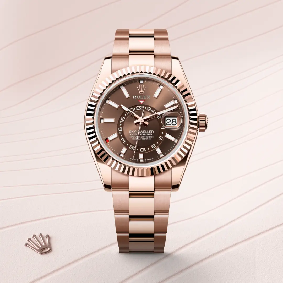 Rolex Sky-Dweller腕錶18K永恒玫瑰金款，M336935-0002 | 正泰鐘錶