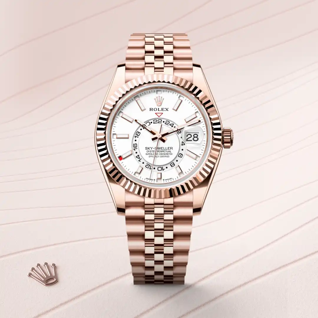 Rolex Sky-Dweller腕錶18K永恒玫瑰金款,M336935-0007 | 正泰鐘錶