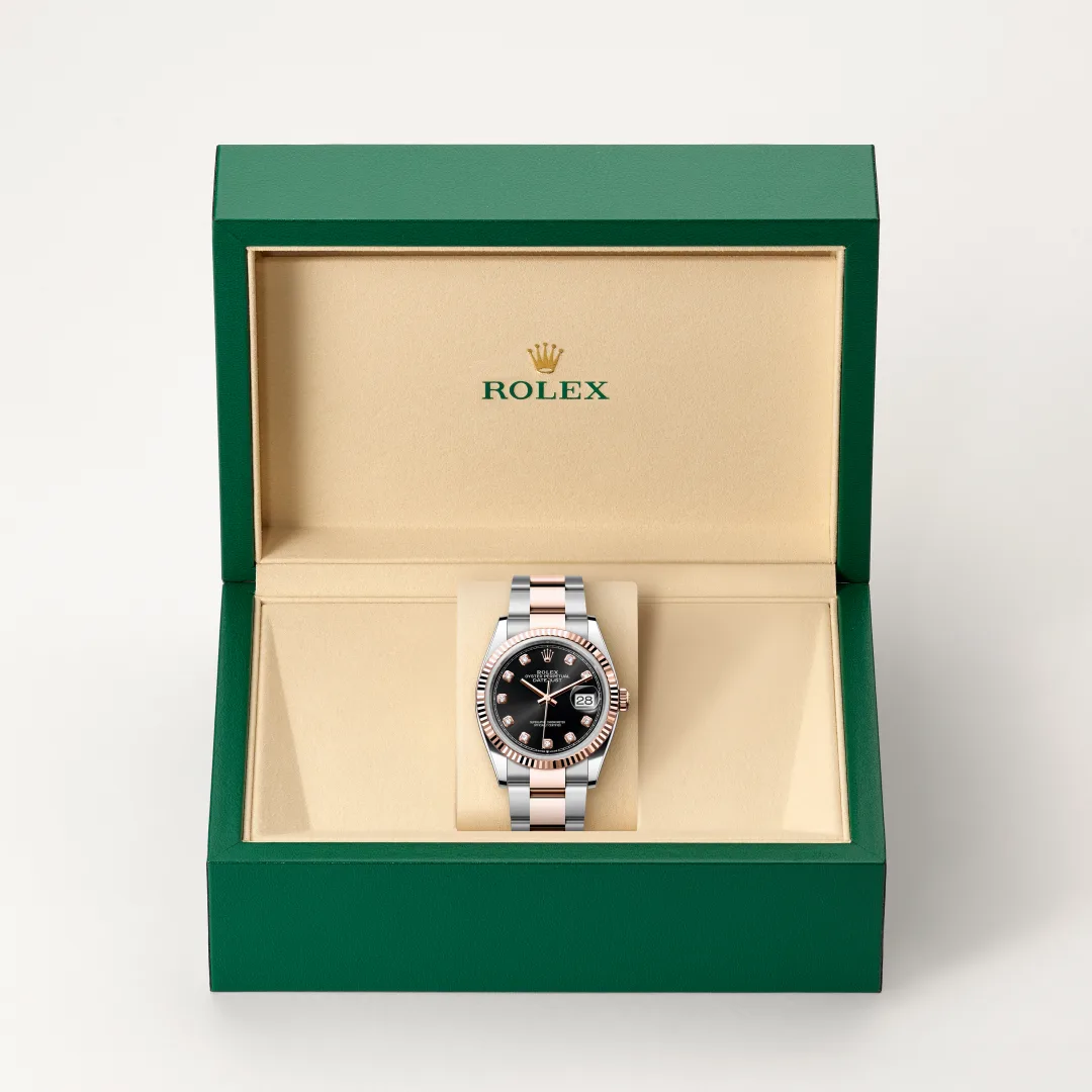 Rolex Datejust 36腕錶永恒玫瑰金鋼(蠔式鋼與永恒玫瑰金的組合)款,M126231-0020 | 正泰鐘錶