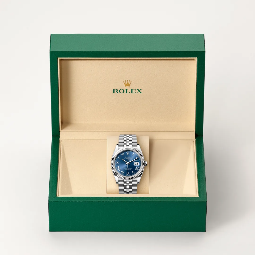 Rolex Datejust 36腕錶白色黃金鋼(蠔式鋼與白色黃金的組合)款,M126234-0069 | 正泰鐘錶