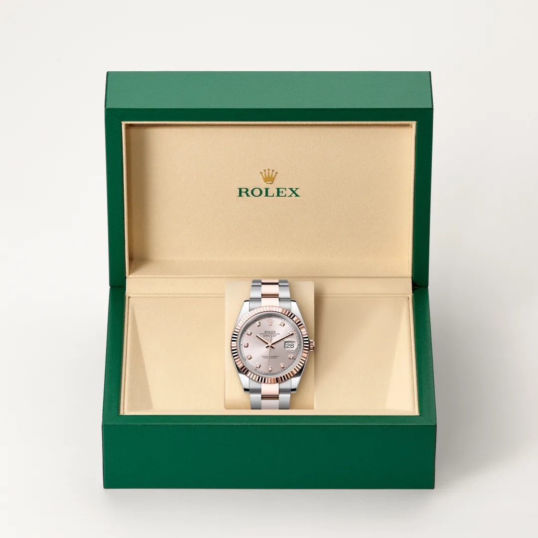 Rolex Datejust 41腕錶永恒玫瑰金鋼（蠔式鋼與永恒玫瑰金的組合）款，M126331-0007 | 正泰鐘錶